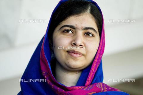 AAE-S-041244-3930 - Pakistani activist Malala Yousafzai (1997-), Nobel Peace Prize winner, photographed in Oslo at the "Education for Development" conference - Date of photography: 06/07/2015 - Photo of VEGARD WIVESTAD GROTT, 2015 / © ANSA / Alinari Archives