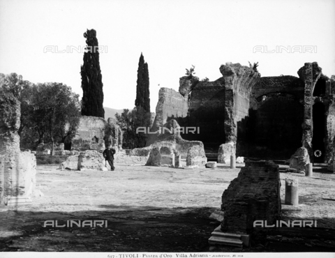 ADA-F-000617-0000 - Rovine della piazza d'oro della Villa Adriana a Tivoli - Data dello scatto: 1890 ca. - Archivi Alinari, Firenze