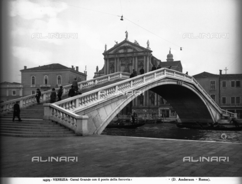 ADA-F-014519-0000 - Veduta del Ponte degli Scalzi sul Canal Grande a Venezia - Data dello scatto: 1901 - Archivi Alinari, Firenze