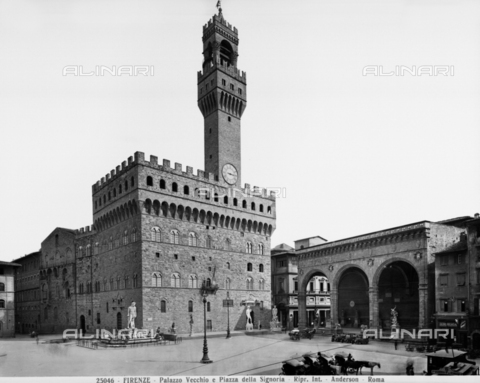 ADA-F-025046-0000 - Palazzo Vecchio, piazza della Signoria, Firenze - Data dello scatto: 1925 ca. - Archivi Alinari, Firenze