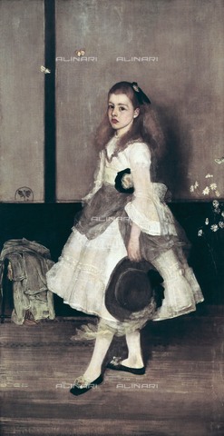 AIS-F-GXM089-0000 - Miss Cicely Alexander: harmony in gray and green, oil on canvas, James Abbott McNeill Whistler (1834-1903), Tate Gallery, London - Iberfoto/Alinari Archives