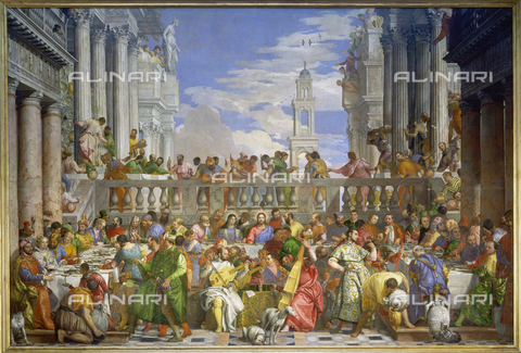 ATK-F-008878-0000 - Le Nozze di Cana, olio su tela, Paolo Caliari detto il Veronese (1528-1588), Museo del Louvre, Parigi - Peter Willi / Artothek/Archivi Alinari