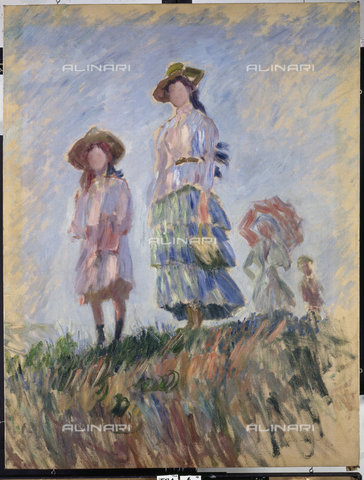 ATK-F-018870-0000 - Passeggiata (schizzo), 1886,olio su tela,Monet, Claude,1840-1926, - Christie's Images Ltd / Artothek/Archivi Alinari