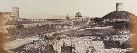 AVQ-A-000089-0011 - Photographic pictures of Rome: veduta della Via Appia Antica - Data dello scatto: 1862 - Archivi Alinari, Firenze