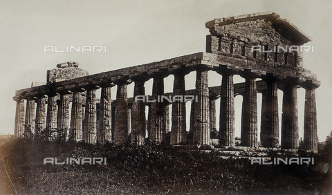 AVQ-A-000089-0046 - "Photographic pictures of Rome": il Tempio di Cerere a Paestum - Data dello scatto: 1862 - Archivi Alinari, Firenze