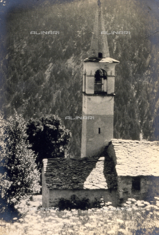 AVQ-A-000205-0015 - Scorcio di una pittoresca chiesetta di montagna - Data dello scatto: 1931 ca. - Archivi Alinari, Firenze