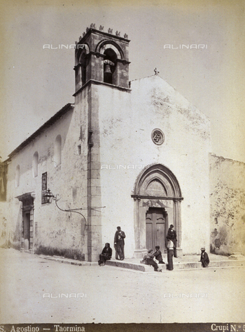 AVQ-A-000209-0021 - La Chiesa di Sant'Agostino a Taormina - Data dello scatto: 1870-1890 - Archivi Alinari, Firenze