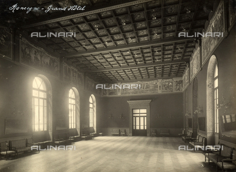 AVQ-A-000218-0012 - A representation hall of the Grand Hotel in Rocegno. - Date of photography: 1929 ca. - Alinari Archives, Florence