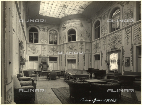 AVQ-A-000218-0017 - A salon of the Grand Hotel in Levico Terme. - Date of photography: 1929 ca. - Alinari Archives, Florence