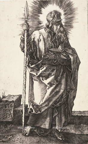 AVQ-A-000493-0050 - San Tommaso, incisione di Albrecht Durer - Data dello scatto: 1861 - Archivi Alinari, Firenze