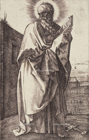 AVQ-A-000493-0052 - San Paolo, incisione di Albrecht Durer - Data dello scatto: 1861 - Archivi Alinari, Firenze