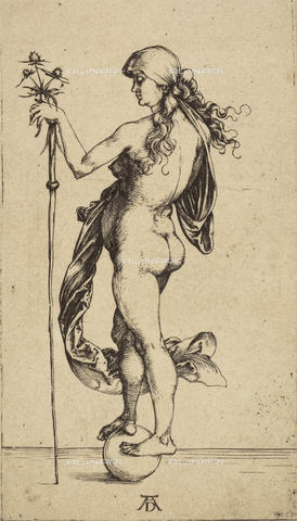 AVQ-A-000493-0080 - La piccola Fortuna, incisione di Albrecht Durer - Data dello scatto: 1861 - Archivi Alinari, Firenze