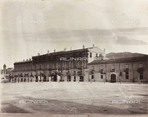 AVQ-A-000570-0039 - Veduta del Palazzo d'Orléans di Palermo - Data dello scatto: 1880-1890 - Archivi Alinari, Firenze