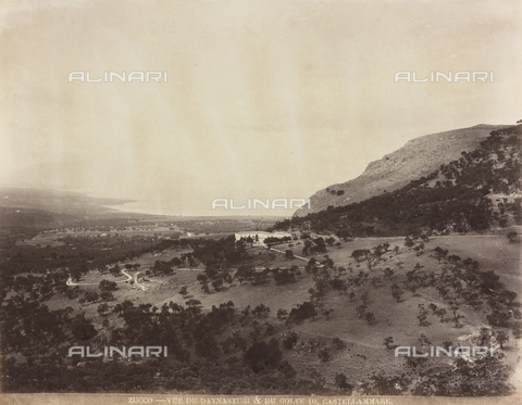 AVQ-A-000570-0051 - View of the surroundings of Palermo to the Gulf of Castellammare - Date of photography: 1900 ca. - Alinari Archives, Florence