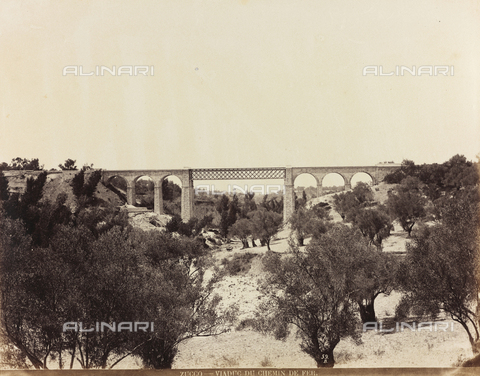 AVQ-A-000570-0054 - The railway viaduct of Zucco, Palermo - Date of photography: 1900 ca. - Alinari Archives, Florence