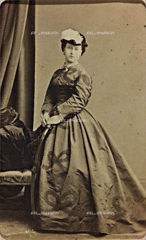 AVQ-A-000619-0001 - Portrait of Princess Helena of Saxe-Coburg-Gotha - Date of photography: 1860-70 - Alinari Archives, Florence