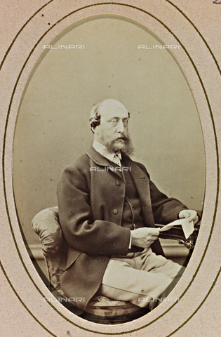 AVQ-A-000619-0021 - Portrait of Prince Frederick Christian Charles Augustus of Schleswig-Holstein - Date of photography: 1870 ca. - Alinari Archives, Florence