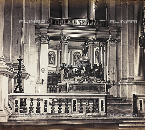 AVQ-A-001027-0056 - Interno della Chiesa di San Giorgio Maggiore a Venezia - Data dello scatto: 1860-1870 - Archivi Alinari, Firenze