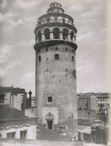 AVQ-A-002783-0019 - La Torre di Galata a Istanbul (Costantinopoli) - Data dello scatto: 1870 ca. - Archivi Alinari, Firenze