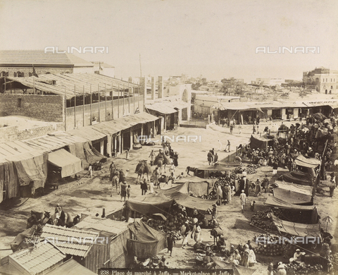 AVQ-A-003744-0042 - Market square in Jaffa (now Tel Aviv-Jaffa), Israel - Date of photography: 1896 - Alinari Archives, Florence