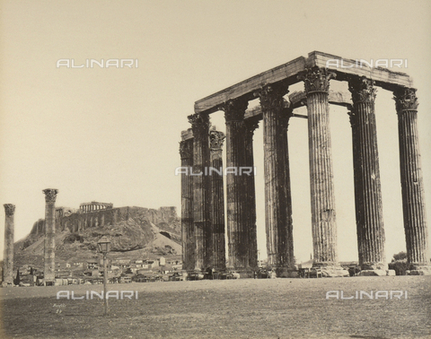 AVQ-A-003848-0029 - "Souvenirs d'Orient": l'Olimpeion ad Atene - Data dello scatto: 1871 - Archivi Alinari, Firenze