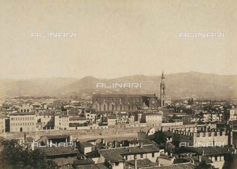 AVQ-A-003862-0028 - Panorama di Firenze visto dal Monte alle Croci - Data dello scatto: 1865 ca. - Archivi Alinari, Firenze