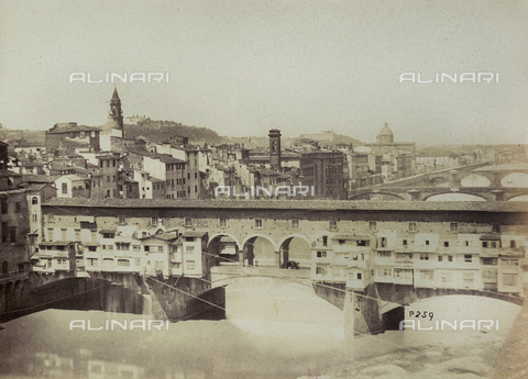 AVQ-A-003862-0037 - I ponti sull'Arno a Firenze - Data dello scatto: 1860 ca. - Archivi Alinari, Firenze