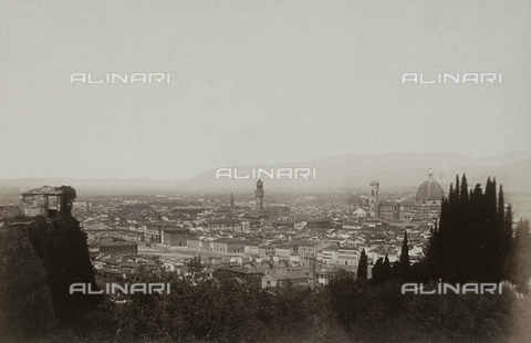 AVQ-A-003862-0043 - Panorama di Firenze ripreso da San Miniato - Data dello scatto: 1860 ca. - Archivi Alinari, Firenze