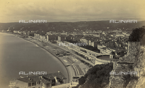 AVQ-A-003921-0013 - Album "Milan-Nice-Monaco-Villefranche-Cannes": veduta della città di Nizza - Data dello scatto: 1875 ca. - Archivi Alinari, Firenze