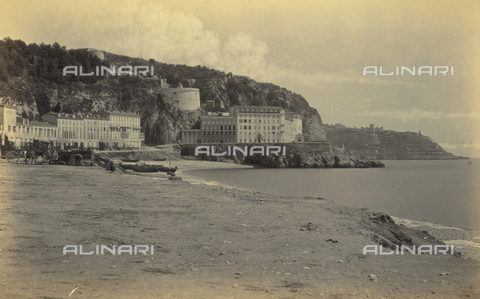 AVQ-A-003921-0018 - Album "Milan-Nice-Monaco-Villefranche-Cannes": un tratto di costa a Nizza - Data dello scatto: 1875 ca. - Archivi Alinari, Firenze