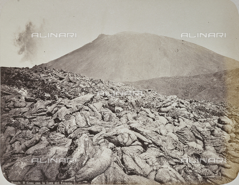 AVQ-A-004117-0026 - Il cono del Vesuvio - Data dello scatto: 1870 ca. - Archivi Alinari, Firenze