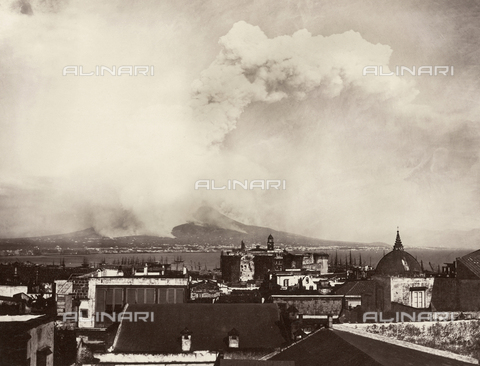 AVQ-A-004117-0027 - L'eruzione del Vesuvio del 26 aprile 1872 - Data dello scatto: 1872 ca. - Archivi Alinari, Firenze