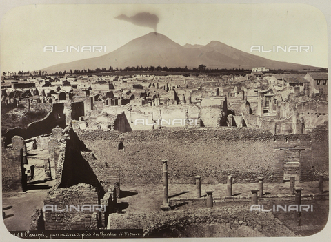 AVQ-A-004117-0051 - Panorama dell'Area Archeologica di Pompei - Data dello scatto: 1865 ca. - Archivi Alinari, Firenze