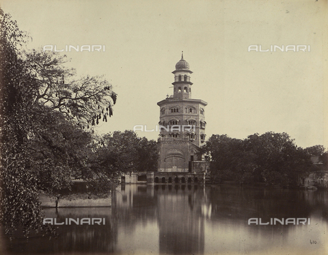 AVQ-A-004121-0053 - Baba Atal, torre di nove piani facente parte del complesso del Tempio d'Oro a Amritsar, in India - Data dello scatto: 1863-1870 ca. - Archivi Alinari, Firenze