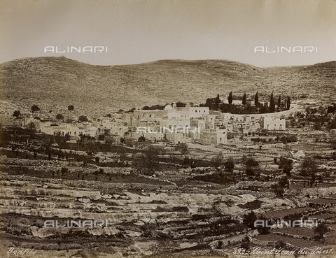 AVQ-A-004884-0026 - Album "Palestine 1887": view of St. John in the Desert, Ain Karem - Date of photography: 1887 - Alinari Archives, Florence