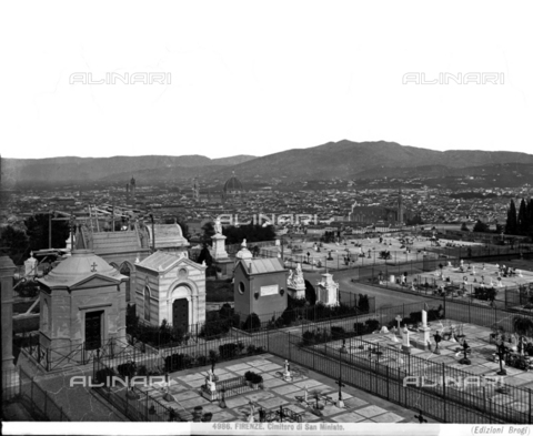 BGA-F-004986-0000 - Il cimitero di San Miniato a Firenze - Data dello scatto: 1890 ca. - Archivi Alinari, Firenze