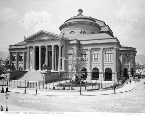 BGA-F-010855-0000 - Il Teatro Massimo a Palermo - Data dello scatto: 1900 ca. - Archivi Alinari, Firenze