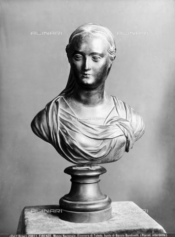 BGA-F-020811-0000 - Busto di Eleonora di Toledo, opera di Baccio Bandinelli, Museo Nazionale del Bargello, Firenze - Data dello scatto: 1915-1920 ca. - Archivi Alinari, Firenze