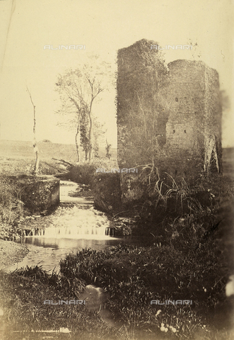 BPC-F-000024-0000 - Torre diroccata di Tor di Quinto a Roma - Data dello scatto: 1855-1860 - Archivi Alinari, Firenze