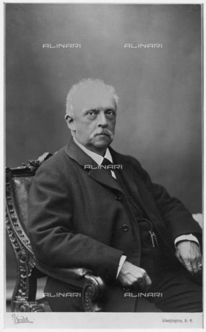 BPK-S-AA1001-4416 - Hermann Ludwig Ferdinand von Helmholtz (1821-1894), fisico tedesco, soprannominato Cancelliere della fisica - Data dello scatto: 1893 - Mathew B. Brady / BPK/Archivi Alinari