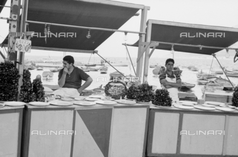 BVA-S-S10010-0038 - Venditori di cozze - Data dello scatto: 1960-1961 - Archivi Alinari, Firenze