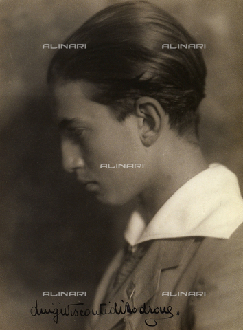 CMA-F-000181-0000 - Portrait of Luigi Visconti di Mondrone - Date of photography: 1920 -1925 ca. - Alinari Archives, Florence