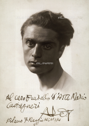 CMA-F-000994-0000 - Portrait of the painter Roberto Aloy - Date of photography: 07/06/1921 - Alinari Archives, Florence