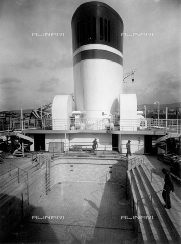 DPD-F-000015-0000 - Veduta della piscina della nave 'Conte di Savoia' - Data dello scatto: 1935 ca. - Archivi Alinari, Firenze