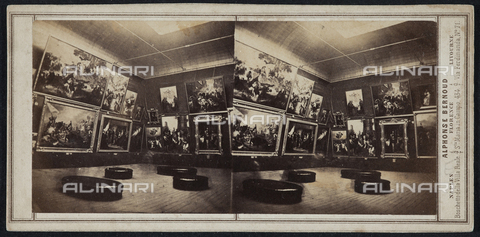 FBQ-F-005884-0000 - Galleria allestita per l'Esposizione Italiana del 1861 tenutasi a Firenze - Data dello scatto: 1861 - Archivi Alinari, Firenze