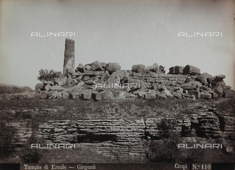 FBQ-F-006895-0000 - Rovine del Tempio di Ercole ad Agrigento - Data dello scatto: 1880-1890 - Archivi Alinari, Firenze