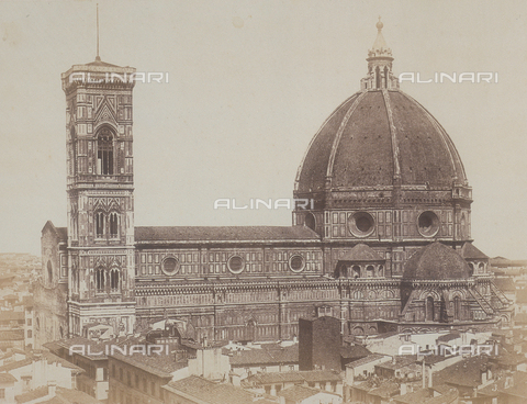 FBQ-F-006946-0000 - Veduta del Duomo di Firenze - Data dello scatto: 1855 - Archivi Alinari, Firenze