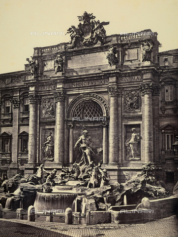 FCC-F-009923-0000 - La fontana di Trevi, a Roma - Data dello scatto: 1857 - Archivi Alinari, Firenze