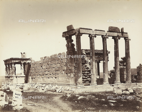 FCC-F-014274-0000 - Il Tempio dell'Erecteion sull'Acropoli di Atene - Data dello scatto: 1865 ca. - Archivi Alinari, Firenze