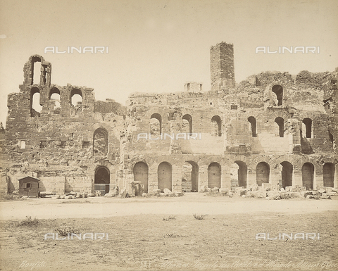 FCC-F-014320-0000 - Le rovine dell'Odeon di Erode Attico ad Atene - Data dello scatto: 1870 ca. - Archivi Alinari, Firenze